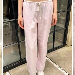 Never Worn Brandy Melville Nanda Pants - Pink Stripe